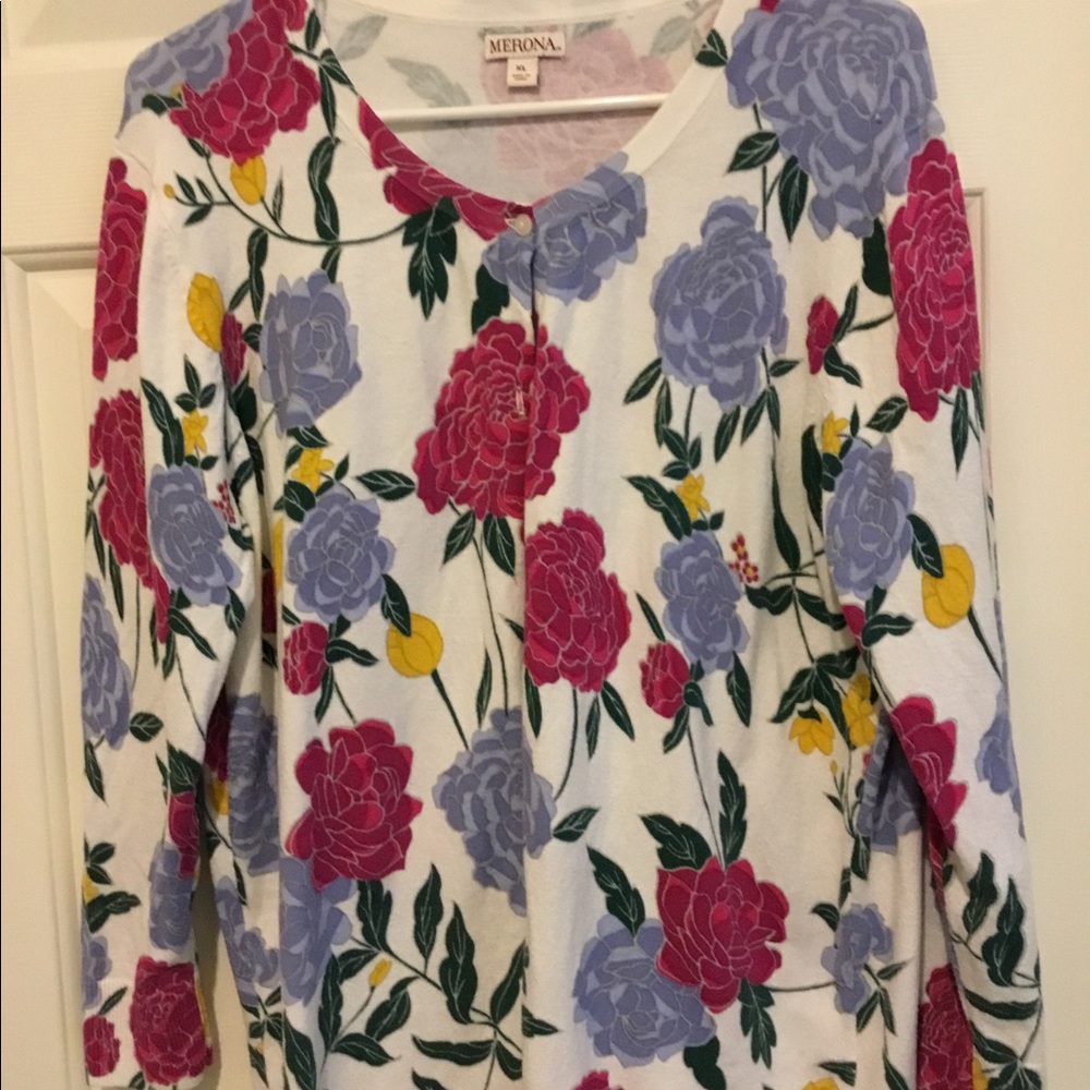Lightweight button up sweater
